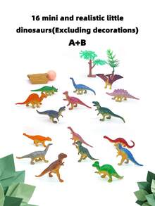 48pcs Colorful Plastic Dinosaur Toys, Approx. 2-3 Inches, Mini Realistic Dinosaur Figures, Small Dinosaur Animals, Mini Dinosaur Models, Tiny Characters, Mini Dinosaur Toy Set, Spring/Summer Decor (Random Color & Style), Dinosaur Toys, Sandbox Decor, Creative Holiday Gift, Dinosaur Themed Birthday Party Favor, Creative Gift, Birthday Gift - Multicolor - View 5