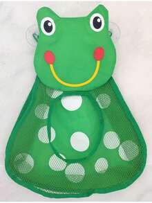 1pcCute Animal - Shaped Mesh Storage Bags Collection: Including Charming Frog, Duck, Panda, And Tiger Designs, These Hanging Organizers With Convenient Suction Cups Are Perfect For Tidily Storing Bathroom Supplies, Kitchen Accessories, Or Children's Toys, Bringing A Delightful And Playful Vibe To Your Bathroom, Kitchen, Or Kids' Room While Greatly Enhancing Storage Functionality - Multicolor - View 12