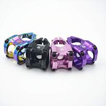 1 Stück Fahrrad Vorbau für Berg- & DH-MTB & Offroadfahrräder - Aluminium Legierung CNC gefertigt, leicht, hochwertig, haltbar, farbig, pink, lila, schwarz, 31,8*28,6*35mm, perfekt für Trail-Touren & Downhill-Abenteuer, eloxierte Oberfläche