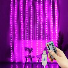 1 Set Holiday Decoration Lights With Remote Control, USB Powered, Simple Operation, Hanging Atmosphere Lights For Bedroom, Living Room, 8 Flashing Modes, Suitable For Christmas, Halloween, Valentine's Day, New Year, Wedding, Birthday Party