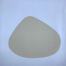 Set di 2/4/6/8 sottopiatti a forma di ciottolo piccolo KAPI per tavolo da pranzo, sottopiatti in finta pelle lavabili e resistenti al calore, facili da pulire, adatti per interni, spessore 1mm