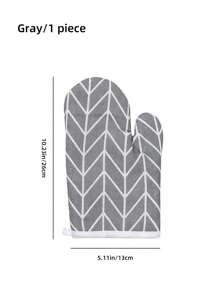 1pc Oven Microwave Heat Resistant Glove, High Temperature Insulated Glove, Baking Tool, Oven Mitt