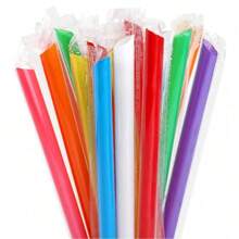 10/50/100/200 Pcs Colorful Plastic Straws, Multi-Color Drinking Straws, Long Coffee Straws, Cocktail Party Straws, Water Bottle Straws, Beverage Mixers, Straws Are Suitable For Home, Kitchen, Party, DIY Production