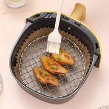 Round Air Fryer Rack Stackable Stainless Steel Grid Grill BBQ Net With Foot Cooling Rack Steam Baking Rack For Home Kitchen Oven Steamer Cooker