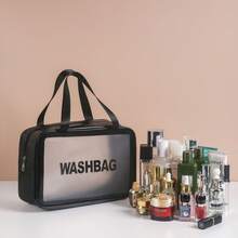 Makeup Bag Cosmetics Toiletry Bag Travel Suitcase Divider - 黑色 - 查看 2