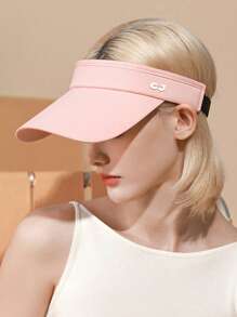 GOLOVEJOY 1 pezzo Cappello alla moda e semplice, resistente ai raggi UV, ideale per attività all'aperto come tennis, escursionismo e golf, nuovo, traspirante e pieghevole con tesa larga