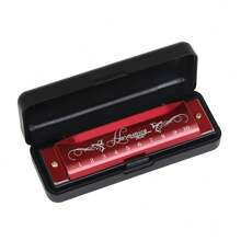 IRIN [IRIN] 1pc 10 Hole 20 Tone Professional Harmonica, Copper Alloy Anti-Deformation Cover + Sealed Anti-Leakage Structure, Waterproof Harmonica Compartment + Screw Fixation, Portable Performance Instrument