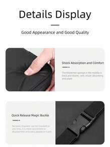 TOSUOD TOSUOD 1pc Fit Comfortable PU Bicycle Backseat Cushion, Easy To Install, Leather, With Durable Stitched Edges For Enhanced Riding Experience For Men & Women, Bike Seat