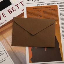 5 pièces Enveloppes de style vintage en toile de jute, enveloppes de cachets de cire d'invitation rétro - 1 pièce enveloppe + 1 pièce sceau de cire, retour à l'école