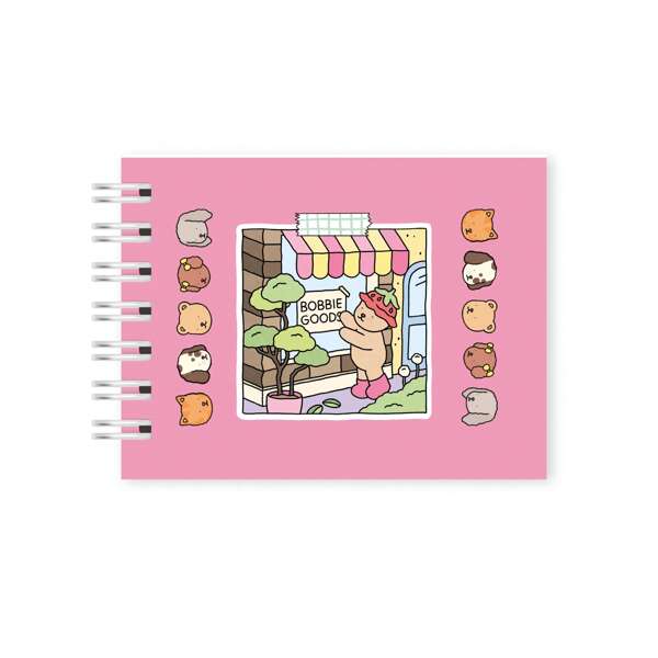 Mini  Livro de Colorir 50 Folhas Capa Dura 180g Caderno de Desenho Pintura Coloring Book