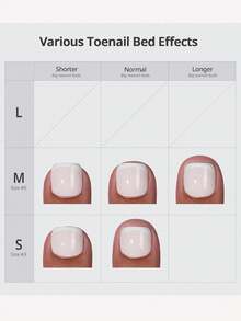 150 片短方形棕色/粉色/按压式凝胶指甲贴，15 种尺寸可选，短款法式哑光假指甲，适合装饰女士和女孩的脚趾甲 美甲用品 美甲 - 白色 - 查看 6