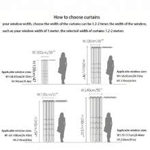 1 件白色薄纱窗帘，适合家居日常装饰 - 彩色 - 查看 3