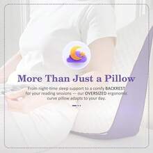 HOMELAB Adjustable Shredded Foam Pillow Size, Cooling Bed Pillow Sleeping With Removable Cover, Medium Pillow Side Stomach & Back Sleepers, 1 Pack 20x28 - 白色 - 查看 6