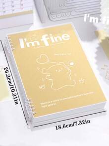 高品质 A5 螺旋笔记本，60 页带横线，可拆卸，不透光，简约设计