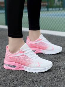 新款百搭大码女式轻便网眼透气运动鞋、女式网眼休闲鞋、女式气垫跑鞋、女式运动鞋、粉色运动鞋、学院风运动鞋、女士舒适休闲鞋、软底软面旅游鞋、女学生校园鞋、女式慢跑鞋、简约舒适步行鞋、女士学生训练鞋、渐变色鞋、渐变色旅游鞋、女式路跑鞋、女士时尚鞋