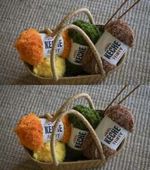 KECHE Fluffy Bulky Yarn – Super Soft Chunky Fuzzy Blanket Weight # 5 Yarn For Knitting Crocheting Crafting 3.5 Oz (100 Gr) 98 Yds (90 M) - Grass - Camel - View 5