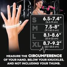 Workout Gloves Women – Comfortable Gym Gloves Women With Hand And Enhanced Grip – Weight Lifting Glove Womens With Wrist Wraps Support Safety, Bike & Cycling Glove - Black - View 9