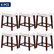 2/4/6pcs Solid Color Milk Silk Bar Stool Covers, Modern Minimalist Plain Color Bar Stool Slipcovers, Suitable For Kitchen, Dining Room, Small Bar Stools Protection And Decoration - Multicolor - View 12