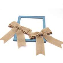 Handmade Vintage Thick Fiber Bow, DIY Decoration For Graduation Party, Wedding, Christmas, Birthday, Holiday Gift