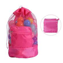 Children's Outdoor Toy Storage Bag, Beach Bag, Backpack Beach Bag, Beach Toy Storage Bag - Multicolor - View 9