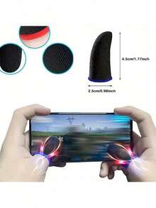 20-100 CÁI Bao ngón tay bằng sợi carbon màu đen Kiểu dáng đơn giản Bao ngón tay cái liền mạch Màn hình cảm ứng Chống mồ hôi Bao ngón tay thoáng khí - Nhiều màu - Xem 8