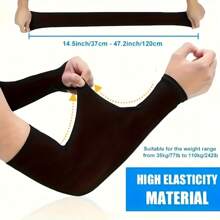 1/3/4Pairs Cooling Arm Sleeve - High-Elasticity Breathable Polyester Fiber, Suitable For Driving, Golf, Fishing, Cycling And Outdoor Sports - Solid Color, Elastic Fit