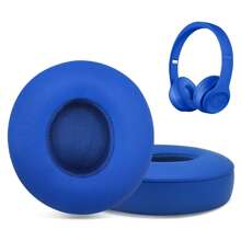 Replacement Ear Pads For Solo 2 & Solo 3 Wireless On-Ear Headphones, Ear Cushions, Headset Earpads, Ear Cups Cover With Soft Protein Leather