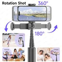 TOKQI 52,8 Zoll Selfie-Stick Smartphone Stativ mit kabellosem Fernbedienung, tragbar, leicht, ausziehbares Smartphone Stativ (Schwarz)