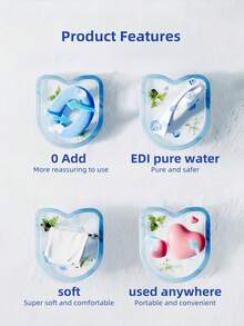 1/2/4/8包超迷你湿巾，便携式迷你湿巾，学生必备，户外湿巾，清洁湿巾，可爱湿巾，旅行湿巾，圣诞包装湿巾 - 彩色 - 查看 3