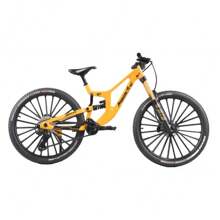 1:6 比例合金压铸山地自行车模型，配有逼真的齿轮和前/后悬架 - 是收藏家和自行车爱好者的理想选择，也是复活节或生日惊喜礼物