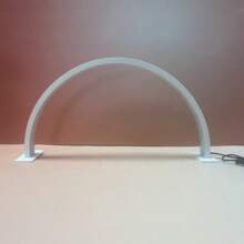 1 pezzo Lampada da unghie a semi-luna da scrivania, Luce LED per unghie, Alimentata con USB e interruttore a pulsante, Lampada per manicure, estensione ciglie, tatuaggio sopracciglia e cura della pelle