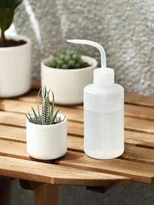 园艺多肉植物挤压式喷壶，弯嘴喷壶，挤压式尖嘴喷壶，盆栽植物喷雾瓶带油壶 - 彩色 - 查看 11