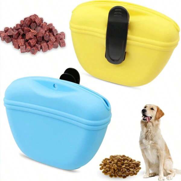 1PC/3pcs Dog Training Waist Bag, Pet Food Bag, Training Bag, Dog Reward Snack Bag, Portable Dog Bag, Dog Walking Bag, Dog Training Specific, Outdoor Training Snack Waist Bag