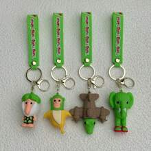 1pc New Italian Brainrot Animals Tralalero Tralala Keychains For Accessories Funny Sigma Skibidi Rizz Cat Silly Meme Keyrings Fans Friends Gifts