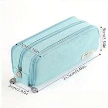 Grande astuccio portatutto con 3 scomparti, borsa portapenne per scuola, adolescenti, ragazzi, uomini e donne, per il rientro a scuola, forniture scolastiche, astuccio portapenne, borsa per la scuola