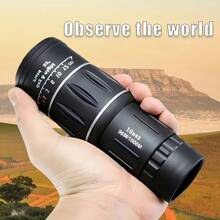 10X42HD Monocular Telescope,Manual Focus,Bak4 Prism,FMC Len,Portable Long-Range Mini Telescope,For Camping,Hiking, Bird Watching