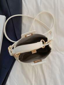 Túi xách công sở thời trang, túi xách nữ cao cấp nhẹ nhàng, túi đeo vai thanh lịch, đa năng cao cấp, phù hợp cho công việc. - Màu be - Xem 7