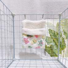 Single Selling, Soft And Comfortable, Breathable And Sturdy, Metal Hook Hanging Design, Exquisite Workmanship, Healing Color, Elegant Pet Sleeping Bag And Hanging Nest, Suitable For Use In Pet Cages, Suitable For Small Pets Such As Golden Bears, Hamsters, Chipmunks, Sugar Gliders, Flying Squirrels, And Small Bird Pets