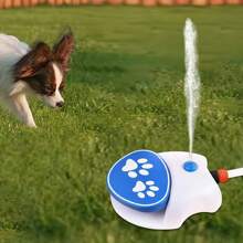 1pc New Design Pet Outdoor Foot Pedal Automatic Water Dispenser, Outdoor Dog Playing Foot Operated Water Sprinkler