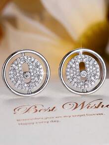 1 对时尚、精致、优雅的女士耳环，适合日常佩戴和派对，是馈赠佳品 - 耳環 - 查看 23