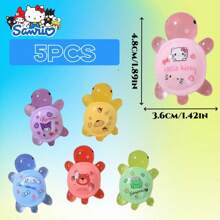 Sanrio 1pc Sanrio Series Glow-In-The-Dark Giant Turtle - Cute Character-Themed Decorations With Detachable Shell, Absorbs Sunlight To Glow, Perfect For Collectors!