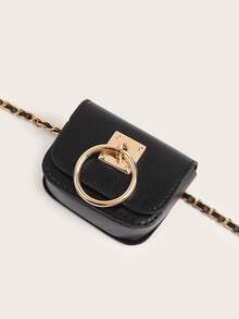 1 Túi đeo hông nữ, bạn đồng hành mang theo hàng ngày có túi, thắt lưng cho các hoạt động thường ngày mùa hè, mùa thu, mùa thu, Halloween - màu đen - Xem 5