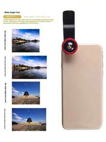 1pc Interesting Mobile Phone Fisheye Lens Three-In-One Mobile Phone Lens Magnifying Glass Fisheye Wide-Angle Macro Selfie Portable Lens Photography It Is Very Suitable For Macro And Wide -Angle Shooting Props 1 Set Of 3 -In -1 Filter And Wide -Angle Macroex Fish Eye Light Bulb And External SLR Large Bulb, Ideal Macro And Wide -Angle Props Shooting Toolsgun,Guitar,Halloween,Seafood Boil,Vape,Fish Eye Mirror,Vaip,Nokia Compatible With Iphone Android Phone For Summer Vacation, Travel, Creative Photography, Social Media Content, Vlogging Phone Accessories