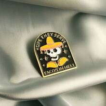1pc Hope They Provide Creative Corn Roll Brooch Gifts, Food Enthusiasts Brooch Badges Accessories Backpack For School