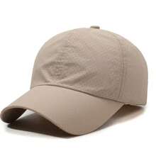 1pc Summer Quick-Dry Baseball Cap, Oversized Unisex Casual Outdoor Sports Hat