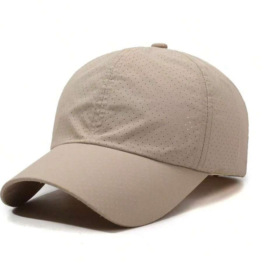 1pc Summer Quick-Dry Baseball Cap, Oversized Unisex Casual Outdoor Sports Hat