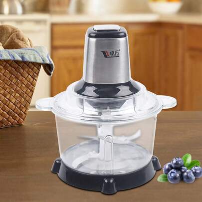 Eatssode 300W 5L Elektrisch Zerkleinerer, Gemüse & Zwiebelschneider Küche Gemüseschneider, Fleisch Elektrische Kochmaschine, Multizerkleinerer für Babykost Gemüse Obst