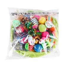 AUXOM Kit Túnel Engraçado com 21 Peças para gato / Vara de Pelúcia/ Rato/ Várias Combinação de Brinquedos - Multicolorido - Visão 1