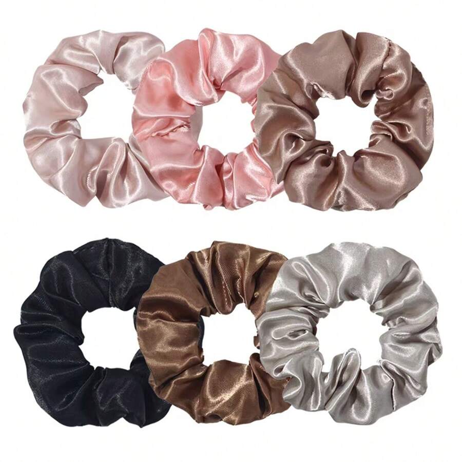 Women's Simple Solid Color Fabric Headband, Suitable For Daily Ponytail Holder, Elegant And Simple Fashion Hair Accessories, Suitable For Daily Use (Random Style) Back To School