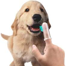 5PCS Finger,Dog Toothbrush Teeth Cleaning  Surround Bristles Easy Dental Hygiene Care, Fingertip Doggie Tooth Mouth Brush For Puppies, Cats And Small Pets - 無色 - 查看 3